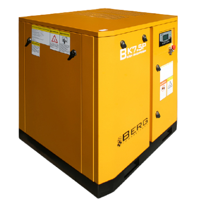 Винтовой компрессор Berg ВК-7.5Р 16 бар (IP55)