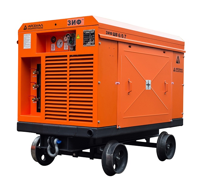 Компрессор ЗИФ-ШВ 7.5/0.7 Т на скатах