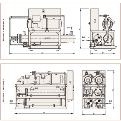 Чиллер Ангара EBSV-550A.2