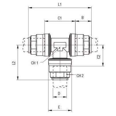 Тройник AIGNEP 90 230 20 (9023000001)