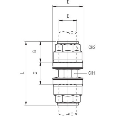 Соединение прямое AIGNEP 90 040 25 (9004000002)